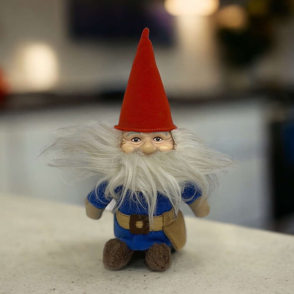 Vintage 1978 Knickerbocker Company Gnomes Papa Gnome Plush Toy Doll 10" EUC